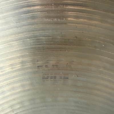 Zildjian 21" A. Zildjian Hollow Logo Rock Ride Cymbal 1978 - 1982 Traditional image 3