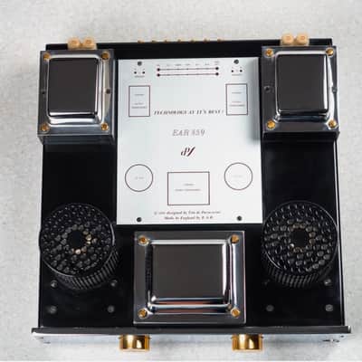 EAR 859  Integrated a valve amplifier Mid-90 - Chrome Silver Bild 7