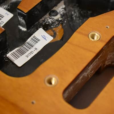 2021 Fender American Ultra Stratocaster Body 2-Tone Sunburst image 13
