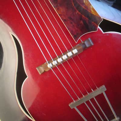 Isana "Elvis Model" 1958 Redburst, built by Josef Sandner. Archtop image 1