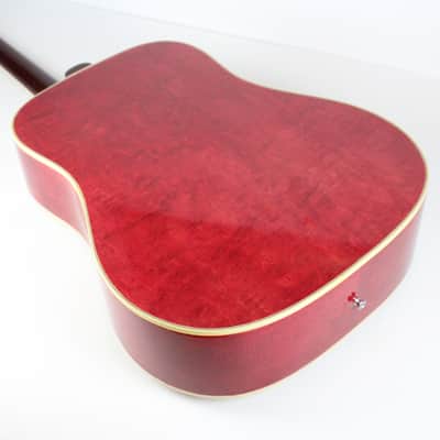 1968 Gibson Dove Vintage Acoustic Guitar Cherry Sunburst 100% Original w/ OHSC Minty 1960's Dreadnought with Manual image 16
