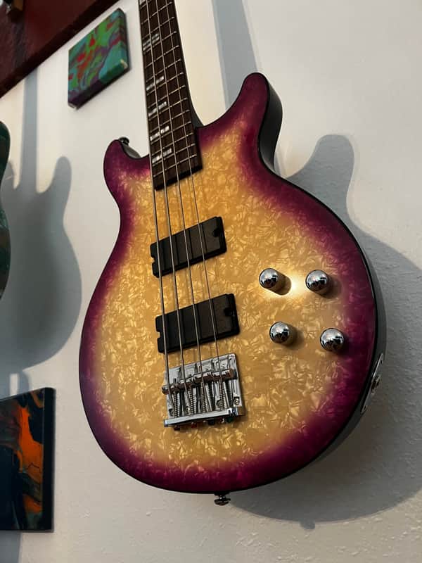 SPOOKY SALE* Daisy Rock Elite Bass Stardust Pearloid Burst | Reverb