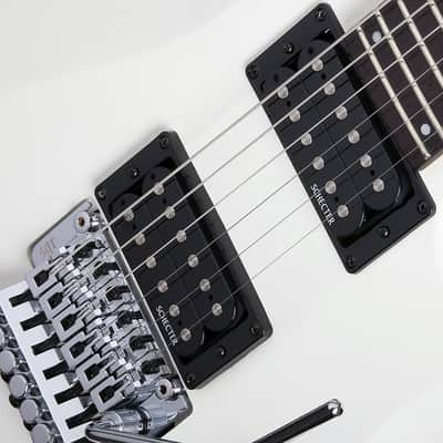 Schecter C-6 FR Deluxe - Satin White (435) image 6