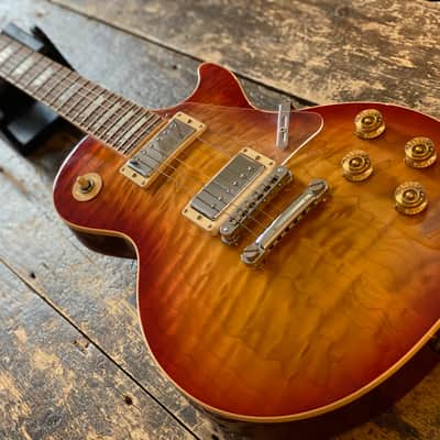 Gibson Les Paul Standard Hand-Selected & Bookmatched AAA Premium Quilted Heritage Sunburst 2014 OHSC imagen 7