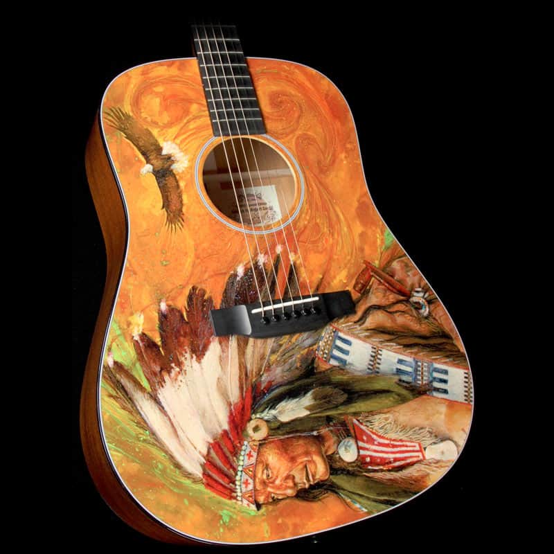 Martin D-18 RG Robert F. Goetzl Signature Dreadnought Lakota Graphic 2017 image 1