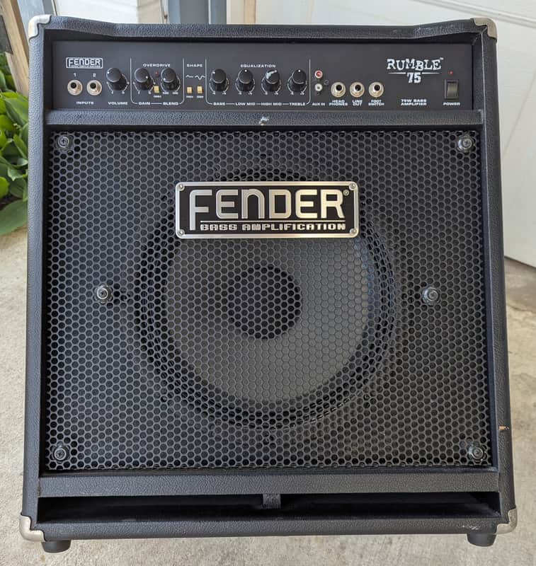 ☆Fender フェンダー 75W出力ベースアンプ RUMBLE 75 Fender Rumble 75 75-Watt 1x12
