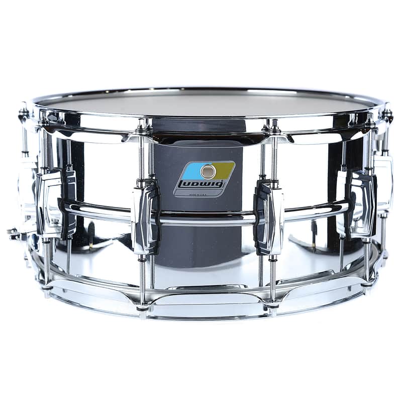Ludwig LM402 Supraphonic 6.5x14" Aluminum Snare Drum image 3