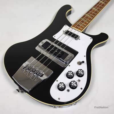 Rickenbacker 4001 JetGlo 4-String Bass 10.20lbs 1976 Hipshot #PI-6183 Pre-Owned image 3