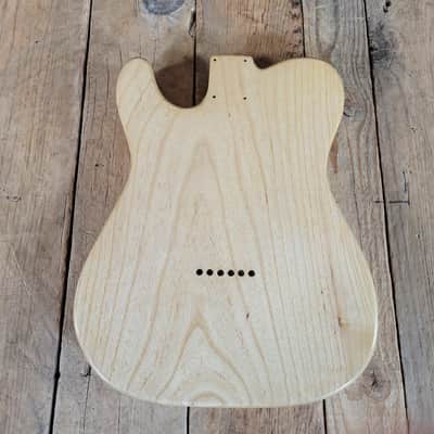 Unbranded Telecaster Style One-Piece Ash Body Brush Finished image 8