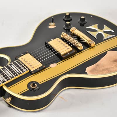 1973 Gibson Les Paul Custom James Hetfield Iron Cross Vintage Electric Guitar w/HSC image 5