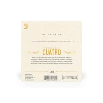 D'Addario EJ98 Cuatro-Venezuela Strings | Black Nylon image 2