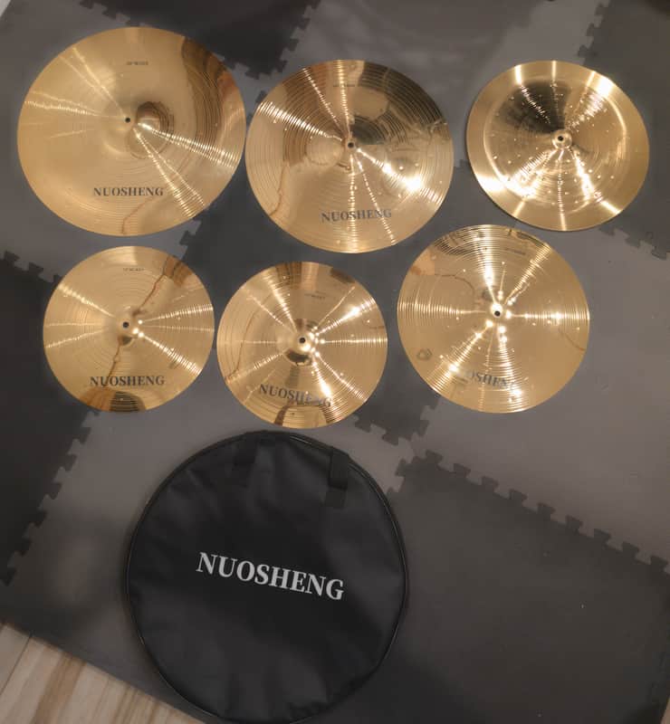 Nuosheng/Yuan Cymbal set with carrying bag 2026 - Bronze image 1