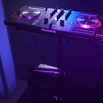 Rockville RLS67 Adjustable DJ Controller Tripod Stand w/ with Dual Trays image 4