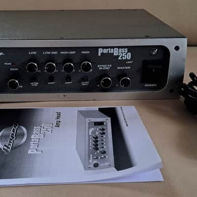 Ampeg PB-250 PortaBass 250-Watt Bass Amp Head | Reverb