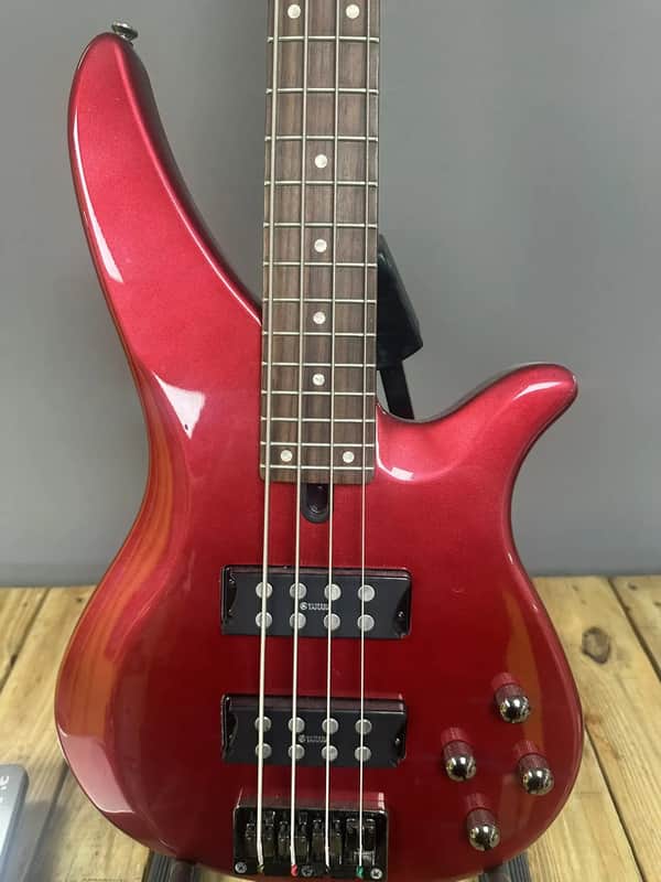 Yamaha RBX170 4-String Bass Guitar Metallic Red | Reverb