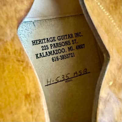 The Heritage H-535 original vintage USA Kalamazoo, MI ES-335 ex Gibson image 8