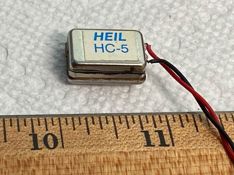 HEIL HC-5 Microphone Replacement Element - tested and working image 1