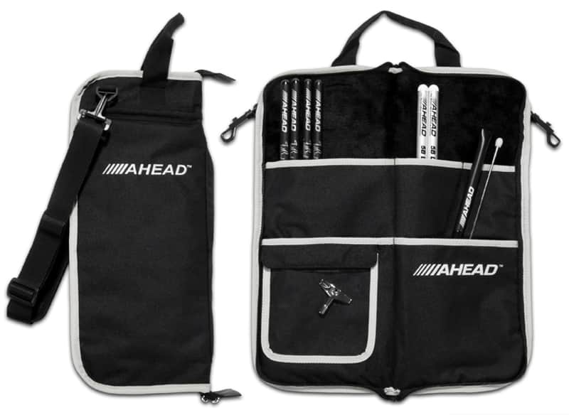 Ahead Bags - SB2 - Deluxe Stick Case (Black With Gray Trim, Plush Interior) image 1