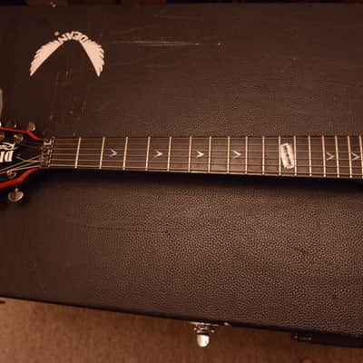 Dean Dimebag Darrell Razorback Flying V Pantera Signature Dime Guitar Black Red Bevels + Hard Case image 23