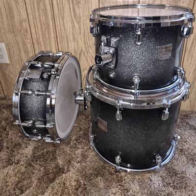Yamaha Absolute birch noveau 2004 - black sparkle sunburst laquer image 3