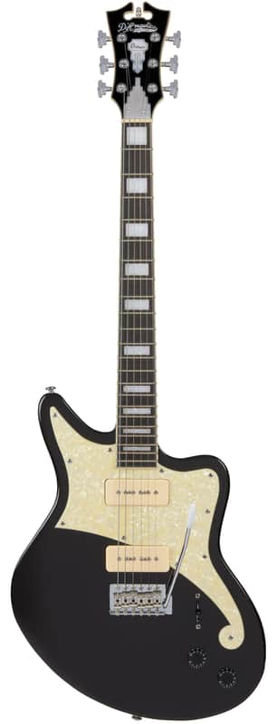 D'Angelico DAPBEDBLFCTR Premier Bedford - Black Flake image 1