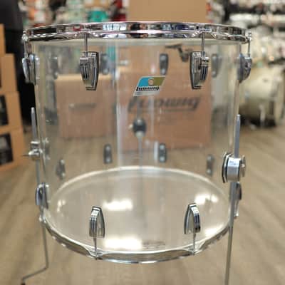 1970s Ludwig Vistalite 20" Floor Tom (Clear) image 4