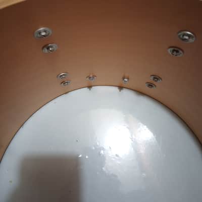 Ludwig 14"(Diameter)x10"(depth) Marching Snare Drum 1970's - Blue and Silver Sparkle image 8