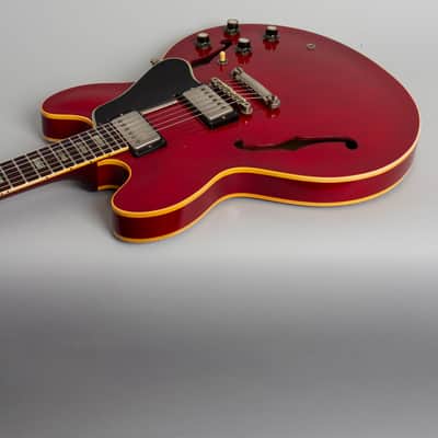Gibson  ES-335TDC Semi-Hollow Body Electric Guitar (1964), ser. #70716, original black hard shell case. image 7