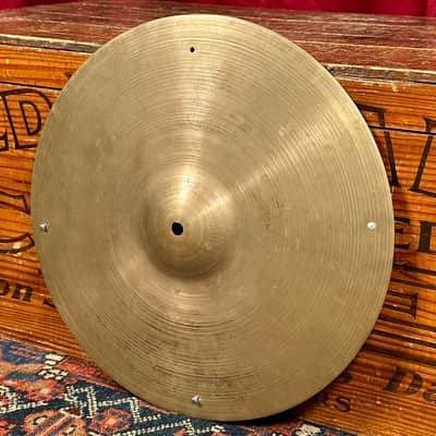14" Zildjian A 1940s-1950s Trans Stamp Sizzle Hi-Hat Cymbal Pair 554g/722g *Video Demo* image 9
