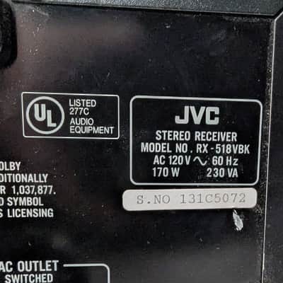 JVC RX-518V Home Theater AV Receiver image 11