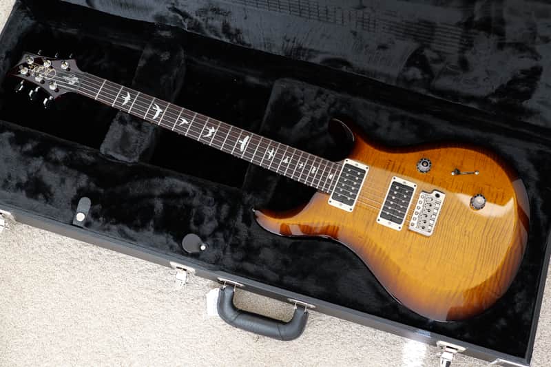 2023 PRS 10th Anniversary S2 Custom 24 - Black Amber electric guitar with PRS hard case image 1