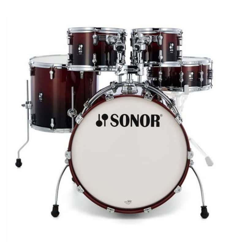 Drum Kit Sonor AQ2 Series 7ply Maple Studio, Brown Fade image 1