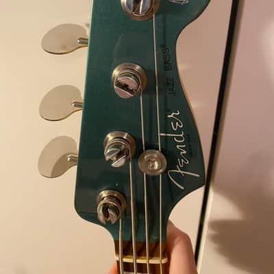 Fender Adam Clayton Artist Series Signature Jazz Bass 2015 - Present - Sherwood Green Metallic image 5