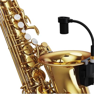 Saxophone Wireless System with Charging Case,Operation Range of 20 Meters,High-Resolution 24- bit/44.1kHz Audio,2.4GHz Wireless Saxophone Microphone image 2
