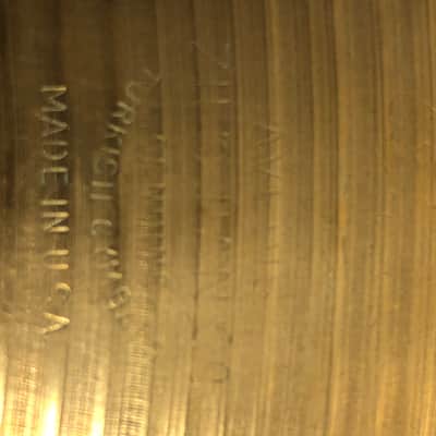 Beautiful, light weight 16” Zildjian Avedis 1960’’s crash cymbal image 2