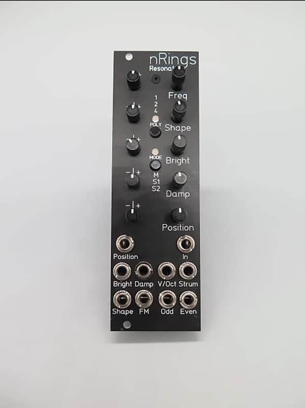 MICHIGAN SYNTH WORKS NANORINGS BLACK : BRAND NEW :  [DETROIT MODULAR] image 1