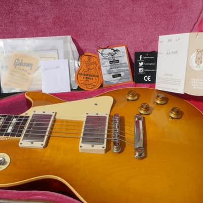 Gibson Les Paul Lemon Burst Custom Shop '58' 2023 - Rare 3,75 kg image 1