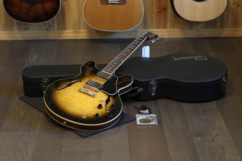 2003 Gibson ES-335 Dot Semi-Hollow Electric Guitar Figured Vintage Sunburst + OHSC