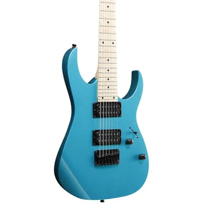 Ibanez GIO GRG7221M-MLB 7-String Solid Body Electric Guitar with Maple Fretboard, Right-Handed, Metallic Light Blue image 5