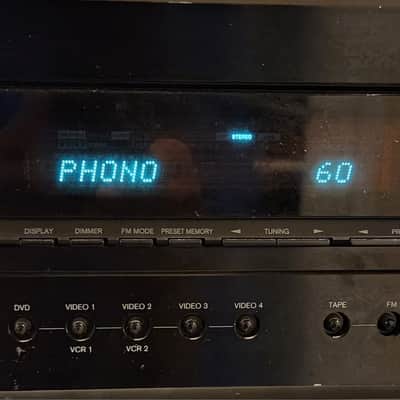 Onkyo Onkyo TX-DS696 A/V Receiver with Dolby Digital, DTS, and Pro Logic II 90s  - Black metal image 2