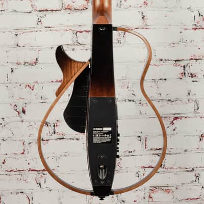 Yamaha SLG200S TBS Steel String Silent Guitar with Hard Gig Bag, Tobacco Sunburst image 8