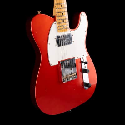 Pre Owned 2024 Fender Custom Shop Postmodern Telecaster HS Journeyman Relic Faded Aged Candy Tangerine With OHSC image 6
