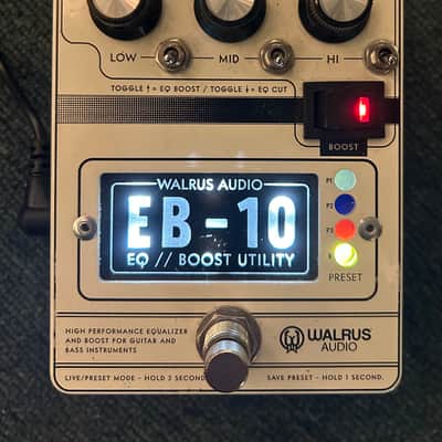 Walrus Audio EB-10 Preamp/EQ/Boost 2020 - Cream image 2