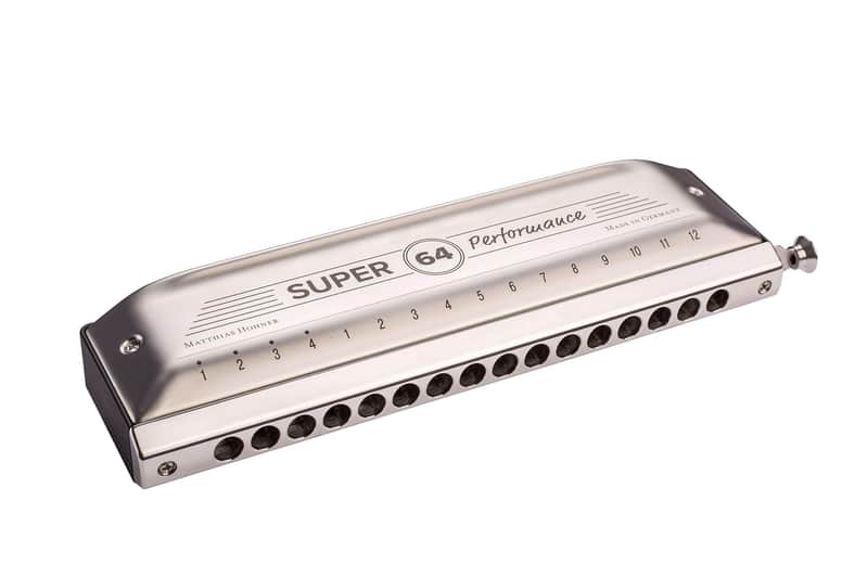 Hohner Super 64 Chromatic Harmonica (M758501) image 1