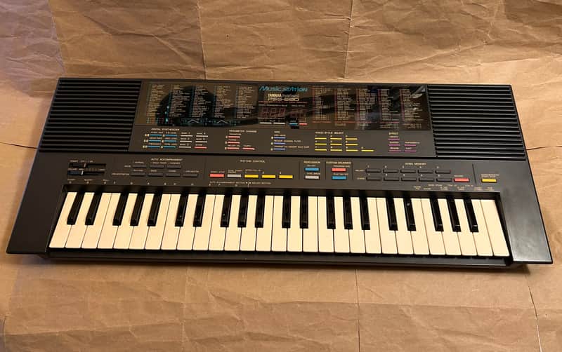 Yamaha PortaSound PSS-580 1990s 49Key keyboard FM Synth Module, Custom Drummer, MIDI Excellent Condition image 1