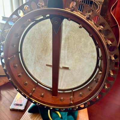 Barnes and Mullins London vintage five string resonator Mahogany image 12