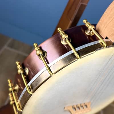 Pisgah A-Scale Cherry Rambler Special 5-String Banjo with 11" Copper Spun-Over Rim image 9