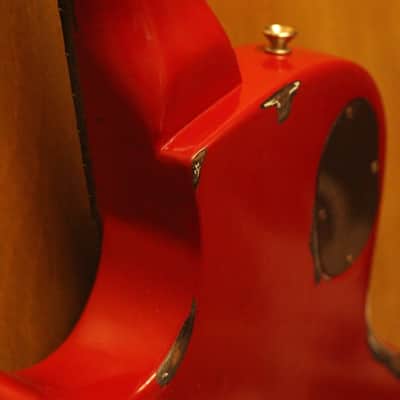 Rare Vintage USA 1979 Gibson Les Paul GK-55 Guitar, Custom Set Neck! Junior Red image 9
