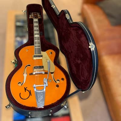Stunning Gretsch G6120T-55 Vintage Select Edition Bigsby Orange imagen 12