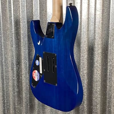 ESP LTD MH-203QM See Thru Blue Quilt Top Guitar MH203QMSTB #0337 Used image 8